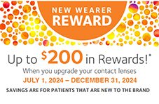 NEW WEARER REWARD Up to $200 in Rewards!* For purchases made between July 1, 2024 - December 31, 2024.  Scan the QR code or go to CopperVisionPromotions.com and enter Offer Code: NWKP-2H24. Savings are for patients that are new to the brand.  Clariti® 1 day brand: 6-month supply $100 reward on (4) 90-packs or (12) 30-packs. Annual supply $200 reward on (8) 90-packs or (24) 30-packs. 1) Complete the online claim form at CooperVisionPromotions.com. You will be required to upload images of the required documents via either mobile device or computer and have a valid and accessible email address. 2) You will receive a confirmation email from CooperVisionPromos@360incentives.com with your claim number that you can use to track status anytime. 3) Once your claim has been reviewed and approved, you will receive an email from Notification@CooperVisionDigitalRewards.com with the details on how to redeem your physical or virtual CooperVision Prepaid Mastercard. Submissions must be made within 60 days of purchase. Internet retailer purchases are not eligible. Purchase dates 07/01/2024 - 12/31/2024. Offer Code: NWKP-2H24 Questions? Visit us at CooperVisionPromotions.com and click 'HelpCenter' or call 1-877-875-6043.